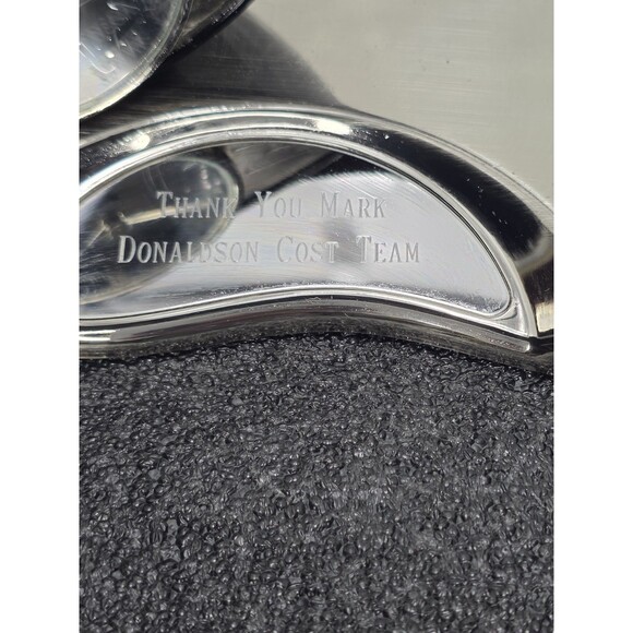 THINGS REMEMBERED FATHERS DAY GIFT  SET GOLF CLUB Clock Pen Business Card Rack - Picture 7 of 15